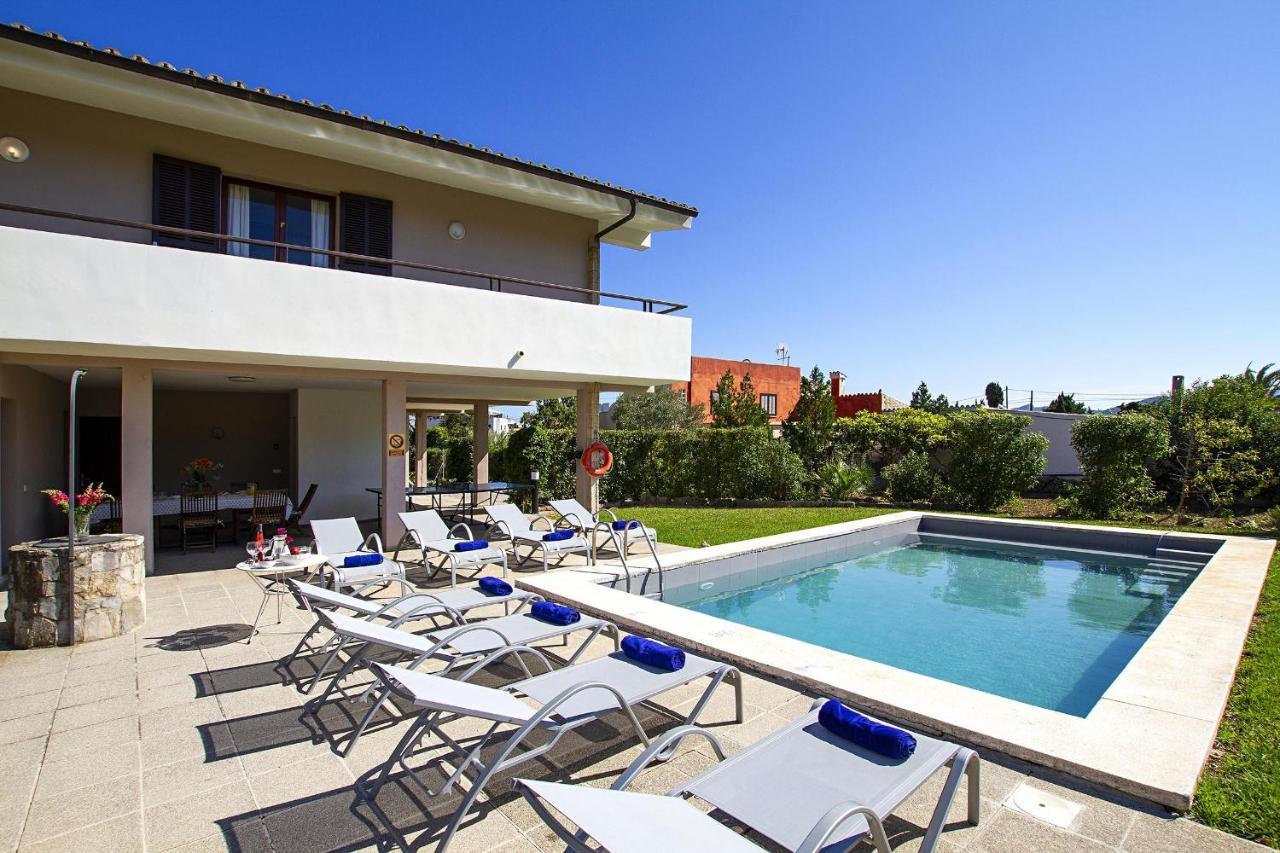 Villa Animeta Pollenca Bagian luar foto